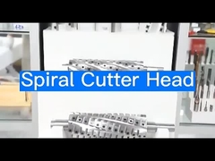 Light Duty Spiral Cutter Heads Woodworking Helical Blade Planer